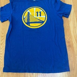NBA Klay Thompson Kids Blue and Gold Graphic Tee size XL (14-16)